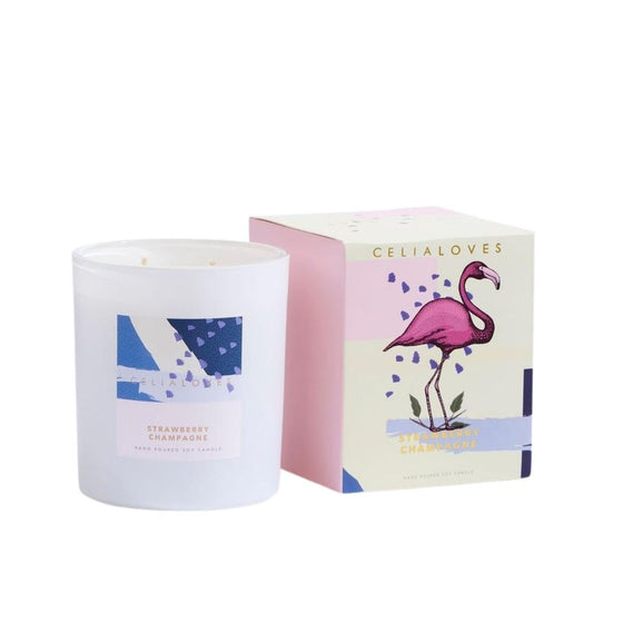 Celia Loves - Strawberry Champaign Candle 40hr