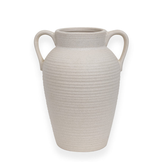 Agatha Vase - Matte Cream