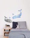 Whimsical Whales - Wall Décor Stickers - Mosshead Trading Co