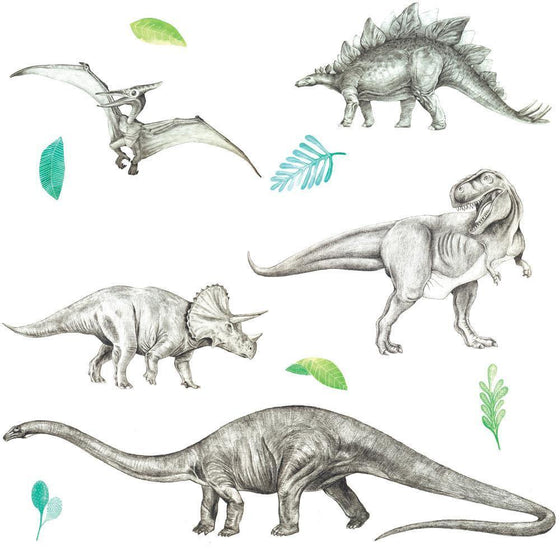 Dinosaur Invasion Wall Décor Stickers - Mosshead Trading Co