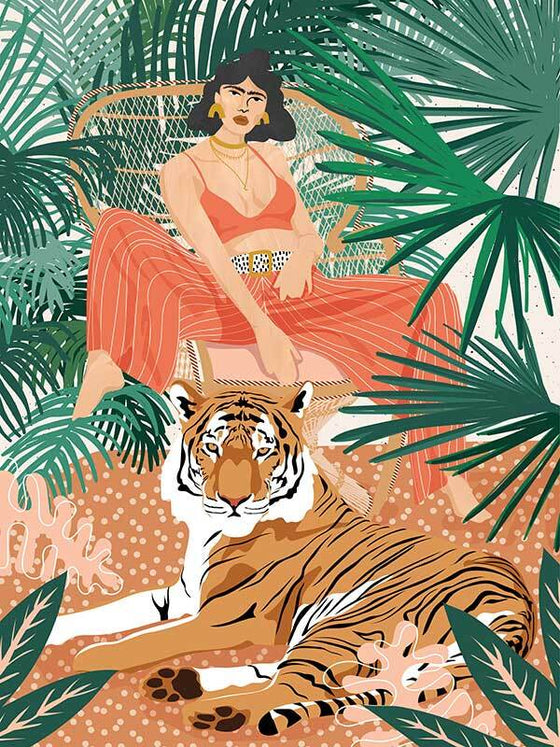 Easy Tiger Canvas Art Print - Art Print - Mosshead Trading Co