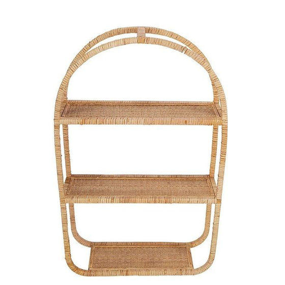 Teuila Rattan Wall Shelf - Mosshead Trading Co