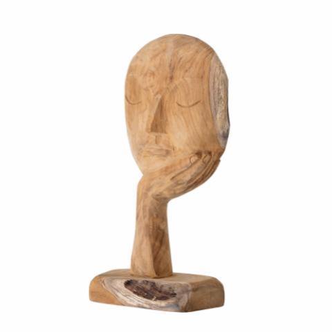 Bloomingville Decorative Wooden Head Sculpture - Mosshead Trading Co