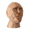 Bloomingville - Wood Deco Head Sculpture - Mosshead Trading Co