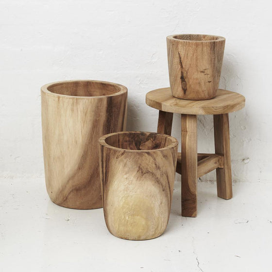 Issa Teak Planter - Mosshead Trading Co